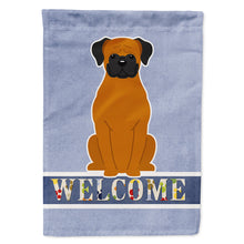 Load image into Gallery viewer, Fawn Boxer Welcome Flag Canvas House Size BB5696CHF