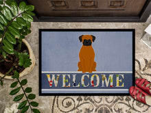 Load image into Gallery viewer, Fawn Boxer Welcome Doormat - 18x27 Decorative Floor Mat – Indoor/Outdoor Rug with Artistic Flair BB5696MAT