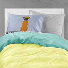 Load image into Gallery viewer, Fawn Boxer Welcome Fabric Standard Pillowcase – Artistic Decorative Front, White Back BB5696PILLOWCASE