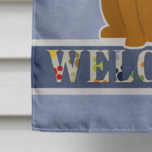 Load image into Gallery viewer, Flashy Fawn Boxer Welcome Flag Canvas House Size BB5697CHF