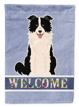 Load image into Gallery viewer, Border Collie Black White Welcome Garden Flag - Outdoor Decorative Yard Flag BB5699GF