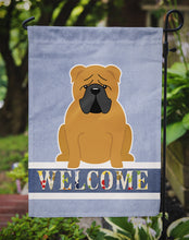Load image into Gallery viewer, English Bulldog Red Welcome Garden Flag - Outdoor Decorative Yard Flag BB5703GF