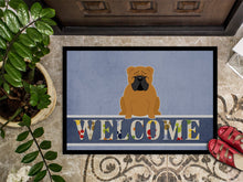 Load image into Gallery viewer, English Bulldog Red Welcome Doormat - 18x27 Decorative Floor Mat – Indoor/Outdoor Rug with Artistic Flair BB5703MAT