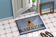 Load image into Gallery viewer, English Bulldog Red Welcome Doormat - 18x27 Decorative Floor Mat – Indoor/Outdoor Rug with Artistic Flair BB5703MAT