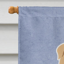 Load image into Gallery viewer, English Bulldog Fawn Welcome Flag Canvas House Size BB5705CHF