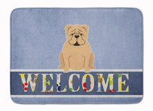 Load image into Gallery viewer, English Bulldog Fawn Welcome Machine Washable Memory Foam Mat BB5705RUG