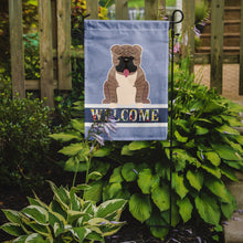 Load image into Gallery viewer, English Bulldog Grey Brindle  Welcome Garden Flag - Outdoor Decorative Yard Flag BB5707GF