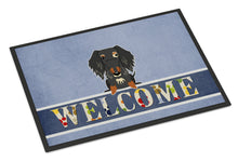 Load image into Gallery viewer, Wire Haired Dachshund Dapple Welcome Doormat - 18x27 Decorative Floor Mat – Indoor/Outdoor Rug with Artistic Flair BB5709MAT