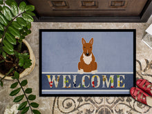 Load image into Gallery viewer, Bull Terrier Red Welcome Doormat - 18x27 Decorative Floor Mat – Indoor/Outdoor Rug with Artistic Flair BB5715MAT