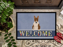 Load image into Gallery viewer, Bull Terrier Brindle Welcome Doormat - 18x27 Decorative Floor Mat – Indoor/Outdoor Rug with Artistic Flair BB5718MAT