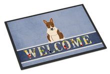 Load image into Gallery viewer, Bull Terrier Brindle Welcome Doormat - 18x27 Decorative Floor Mat – Indoor/Outdoor Rug with Artistic Flair BB5718MAT