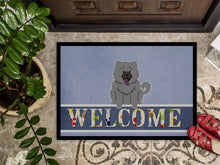 Load image into Gallery viewer, Chow Chow Blue Welcome Doormat - 18x27 Decorative Floor Mat – Indoor/Outdoor Rug with Artistic Flair BB5720MAT