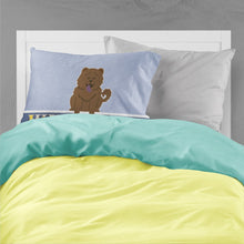 Load image into Gallery viewer, Chow Chow Chocolate Welcome Fabric Standard Pillowcase – Artistic Decorative Front, White Back BB5722PILLOWCASE
