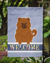Load image into Gallery viewer, Chow Chow Red Welcome Garden Flag - Outdoor Decorative Yard Flag BB5723GF