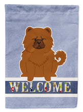 Load image into Gallery viewer, Chow Chow Red Welcome Garden Flag - Outdoor Decorative Yard Flag BB5723GF