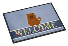 Load image into Gallery viewer, Chow Chow Red Welcome Doormat - 18x27 Decorative Floor Mat – Indoor/Outdoor Rug with Artistic Flair BB5723MAT