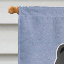 Load image into Gallery viewer, Chow Chow Black Welcome Flag Canvas House Size BB5724CHF