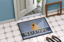 Load image into Gallery viewer, Chow Chow Cream Welcome Doormat - 18x27 Decorative Floor Mat – Indoor/Outdoor Rug with Artistic Flair BB5725MAT