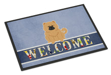 Load image into Gallery viewer, Chow Chow Cream Welcome Doormat - 18x27 Decorative Floor Mat – Indoor/Outdoor Rug with Artistic Flair BB5725MAT