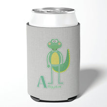 Load image into Gallery viewer, Alphabet A for Alligator Can or Bottle Hugger BB5726CC