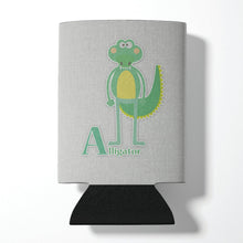 Load image into Gallery viewer, Alphabet A for Alligator Can or Bottle Hugger BB5726CC