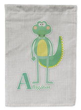 Load image into Gallery viewer, Alphabet A for Alligator Garden Flag - Outdoor Decorative Yard Flag BB5726GF