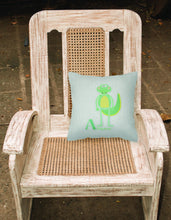 Load image into Gallery viewer, Alphabet A for Alligator Fabric Decorative Pillow BB5726PW1818