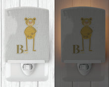 Load image into Gallery viewer, Alphabet B for Bear Ceramic Night Light BB5727CNL