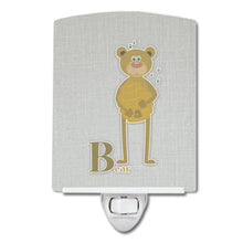 Load image into Gallery viewer, Alphabet B for Bear Ceramic Night Light BB5727CNL