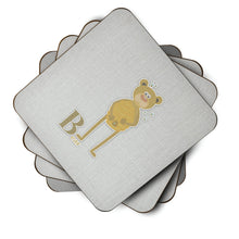 Load image into Gallery viewer, Alphabet B for Bear Foam Coaster  BB5727FC