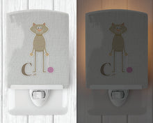 Load image into Gallery viewer, Alphabet C for Cat Ceramic Night Light BB5728CNL