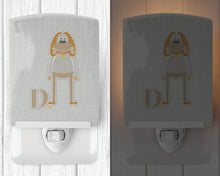 Load image into Gallery viewer, Alphabet D for Dog Ceramic Night Light BB5729CNL