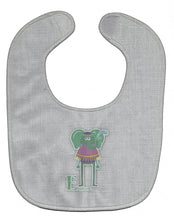 Load image into Gallery viewer, Alphabet E for Elephant Baby Bib BB5730BIB