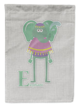 Load image into Gallery viewer, Alphabet E for Elephant Garden Flag - Outdoor Decorative Yard Flag BB5730GF