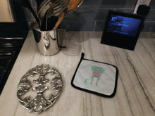Load image into Gallery viewer, Alphabet E for Elephant Pot Holders - Set of 2 - Heat-Resistant Kitchen Essentials BB5730PTHD