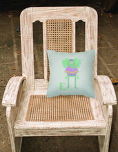 Load image into Gallery viewer, Alphabet E for Elephant Fabric Decorative Pillow BB5730PW1818