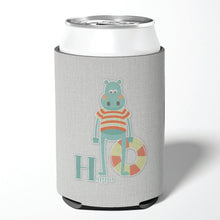 Load image into Gallery viewer, Alphabet H for Hippopotamus Can or Bottle Hugger BB5733CC