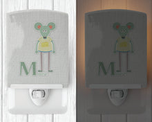 Load image into Gallery viewer, Alphabet M for Mouse Ceramic Night Light BB5738CNL