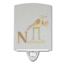 Load image into Gallery viewer, Alphabet N for Nightingale Ceramic Night Light BB5739CNL