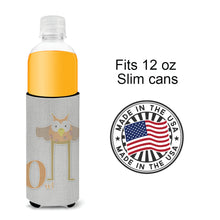 Load image into Gallery viewer, Alphabet O for Owl   Hugger for slim cans BB5740MUK