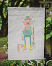 Load image into Gallery viewer, Alphabet P for Pig Garden Flag - Outdoor Decorative Yard Flag BB5741GF