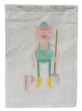 Load image into Gallery viewer, Alphabet P for Pig Garden Flag - Outdoor Decorative Yard Flag BB5741GF
