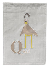 Load image into Gallery viewer, Alphabet Q for Quail Garden Flag - Outdoor Decorative Yard Flag BB5742GF
