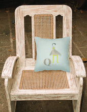 Load image into Gallery viewer, Alphabet Q for Quail Fabric Decorative Pillow BB5742PW1818