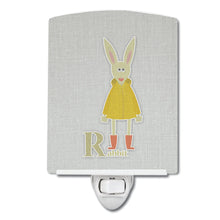 Load image into Gallery viewer, Alphabet R for Rabbit Ceramic Night Light BB5743CNL