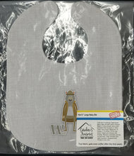Load image into Gallery viewer, Alphabet W for Wolf Baby Bib BB5748BIB