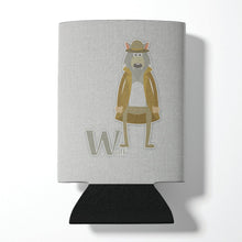 Load image into Gallery viewer, Alphabet W for Wolf Can or Bottle Hugger BB5748CC