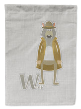 Load image into Gallery viewer, Alphabet W for Wolf Garden Flag - Outdoor Decorative Yard Flag BB5748GF