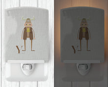Load image into Gallery viewer, Alphabet Y for Yak Ceramic Night Light BB5750CNL