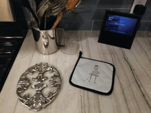 Load image into Gallery viewer, Alphabet Z for Zebra Pot Holders - Set of 2 - Heat-Resistant Kitchen Essentials BB5751PTHD